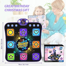 Dance Mat Toys for 3-12 Year Old Girls - Light Up 8 Buttons Dance Mat for Kid Age 4-8 Bluetooth Dance Pad - Kids Toy 8-12 Year Olds, Birthday for 3 4 5 6 7 8 9 10+ Year Old Boys Kids by TinyTreasures Baby Boutique