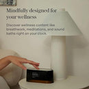 Loftie Alarm Clock with Sound Machine – Smart Alarm Clock with Light, White Noise, Bluetooth Speaker, Night Light Sound Machine, 100+ Sounds, Blackout Mode, No WiFi Mode, Optional Subscription -Coffee by CozyNest Decor