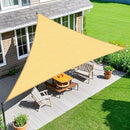 Amagenix Sun Shade Sail 6'X6'X6' Curved Edge Outdoor Shade Canopy Sand Breathable 95% UV Block Shade Cloth for Patio Garden Backyard (We Make Custom Size) by GreenHaven Gardens
