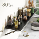 Fun Memories Deep Floating Shelves, 55W x 12D Floating Shelves for Wall, Wood Black Floating Shelf with Bracket, Wide Display & Storage Wall Shelves for Living Room, Bedroom, by CozyNest Decor