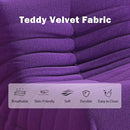 Bean Bag Chair, Fireside Chair Bean Bag Sofa Large Bean Bag Chair for Adults, Bean Bag Chairs for Teens with High Density Comfortable Foam, Memory Foam Bean Bag for Living Room, Bedroom (Purple) by CozyNest Decor