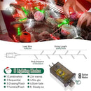 Heceltt 1600 LED 630 FT String Lights Outdoor, 8 Modes Christmas Lights Plug in, IP44 Waterproof Led String Lights with Timer and Memory for Home Party Tree Decorations (Red Green and White) by GreenHaven Gardens
