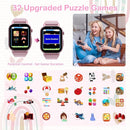 Kids Smart Watch for Girls Age 5-12, 32 Games HD Touch Screen Girls Watch with Camera Video Music Player Pedometer Flashlight 12/24 hr Gifts for 6 7 8 9 10 Year Old Girl Birthday Gift by TinyTreasures Baby Boutique