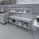 AmGood Double OverShelf Stainless Steel NSF - Many (96" Long x 18" Deep) by CozyNest Decor