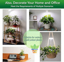 Grow Light for Indoor Plants, Full Spectrum 48LEDs Small Grow Light, Plant Light Super Bright with 4/8/12/18H Auto Timer, Dimmable, Adjustable Height 7"-17", Halo Φ3.5", Power Cord 78", Plug Included by GreenHaven Gardens