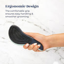 Crave Naturals Biggie Glide Thru Hair Brush - Detangler Brush for Curly, Straight, Wet or Dry Hair - Gentle Detangling Brushes for Adults, Kids, Toddlers - Hair Accessories for Women, 8.4"x3.4" - Mint by TinyTreasures Baby Boutique