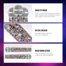 Sanwuta Fake Microphone Prop Sparkly Bling Rhinestones Plastic Play Microphone Pretend Glitter Bedazzled Mic for Cosplay Party Costume(Colorful) by TinyTreasures Baby Boutique