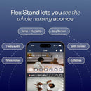 Nanit Pro Smart Baby Monitor & Flex Stand - 1080p Wi-Fi Video Camera, Sensor-Free Sleep & Breathing Motion Tracker, 2-Way Audio, Sound/Motion/Cry Notifications, Night Vision, and Breathing Band by TinyTreasures Baby Boutique