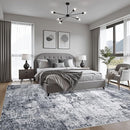 5x7 Area Rug Living Room Rug: Washable Modern Abstract Soft Thin Rug Indoor Floor No Slip Stain Resistant Carpet for Bedroom Dining Room Farmhouse Nursery Home Office - Grey by TinyTreasures Baby Boutique
