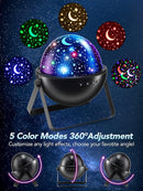 One Fire Star Projector Night Light for Kids Room, Bluetooth Speaker+Remote, 48 Lighting Cool Star Light Projector, Kids Room Decor, Christmas Gifts by TinyTreasures Baby Boutique