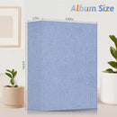 Popotop Photo Album 4x6 100 Pockets for Wedding Gifts,Linen Hardcover Picture Albums for Family Anniversary Baby Vacation Pictures by TinyTreasures Baby Boutique