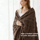 Bedsure GentleSoft Dark Brown Throw Blanket for Couch - Super Soft Cozy Blankets Gifts for Women Men Girls, Cute Small Fleece Throws for Bedroom Home Decor, 50x70 Inches by CozyNest Decor