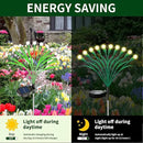 Aogist Solar Garden Lights Outdoor Waterproof,4 Packs 40 LED,Sway by Wind, Yard Patio Pathway Decoration, High Flexibility Iron Wire & Heavy Bulb Base,Warm White by GreenHaven Gardens