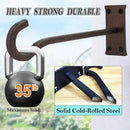 10inch Heavy Duty Plant Hangers Outdoor or Indoor Bird Feeder Hanger Shepherd Hooks 2pcs Bronze hammertone Metal Wall Hook for Hanging Plant Bracket, Lantern, Flower Basket, Wind Chimes by GreenHaven Gardens