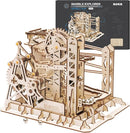ROKR 3D Wooden Puzzles for Adults-Marble Run Model Building Kit-Wood Model Kit (LG503★Lift Coaster) by TinyTreasures Baby Boutique