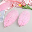 THARAHT Pink Ostrich Feathers 24pcs Natural Bulk 8-10Inch 20cm-25cm for Crafts Wedding Party Centerpieces Flower Arrangement Easter Gatsby and Home Decoration Feathers by CozyNest Decor