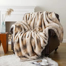BATTILO HOME Luxury Faux Fur Throw Blanket, Soft Cozy Mink Fur Blanket for Couch, Sofa, Chair, Bed, Thick Warm Fall Fur Throw Blankets, 50"x60" by CozyNest Decor