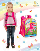 Backpack with Leash for Kids-Anti Lost Walking Toddler Leash-Unicorn design-for 1-4 Years Old Girls by TinyTreasures Baby Boutique