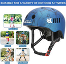 KAMUGO Kids Bike Helmet Set, Toddler Helmet for Ages 2-8 Boys Girls with Sports Protective Gear Set Knee Elbow Wrist Pads for Skateboard Cycling Scooter Rollerblading by TinyTreasures Baby Boutique