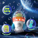 Rocket-Shaped Bubble Machine for Kids & Pets - Dual Powerful Bubble Outlets, Automatic 360° Rotation, Adjustable LED Lights & Music – Ideal for Indoor/Outdoor Birthday Parties by TinyTreasures Baby Boutique