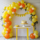 JOYIN 150 Pcs Yellow Balloons, Different Sizes 18 12 10 5 Inch Yellow Latex Balloon Arch Kit with Instruction for Birthday Party Graduation Wedding Holiday Decoration by TinyTreasures Baby Boutique