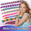 FUNiOi 1000 PCS Cat Weaving Loom Refill for Bracelet Making Kit, DIY Arts and Crafts Supplies, Baby Hair Ties for Girls Ages 6-12, Gift Idea for Kids and Beginners by TinyTreasures Baby Boutique