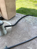 Pond Hose ID 1-1/4” × 25ft Black Corrugated Flexible Reinforced PVC Hose Vinyl Tubing for Pond Pump Fountain Garden Waterfall, Non-toxic & Kinkproof, with 2 clamps by GreenHaven Gardens