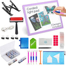 iVyne Corded A4 Light Pad for Diamond Painting & Art Projects – LED Light Board with Diamond Art Accessories – Ultra-Thin & Portable Diamond Dot Light Board, Perfect for Artists - Purple by TinyTreasures Baby Boutique