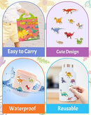 Benresive Reusable Sticker Book for Toddlers 2-4 Years, Fun Travel Stickers for Kids, Waterproof Sticker Books for Toddlers 1-3, Crafts Activities for Todddlers 1-3 2-4 3-5 - Dinosaurs by TinyTreasures Baby Boutique