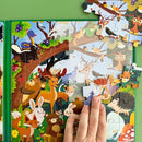 QUOKKA Magnetic Puzzles for Kids Ages 3-5 - 2x48 Travel Puzzles Games for Toddlers 3-4 Years Old - Activities Car Toy for Boys and Girls 4-6 yo - Farm & Forest Animals Learning Magnet for Road Trip by TinyTreasures Baby Boutique