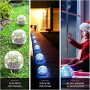 Honoson Decorative Solar Globe Lights Outdoor Waterproof LED Cracked Glass Ball Lights for Pathway, Walkway, Garden, Yard, Lawn Decoration(4 Pcs,3.9 Inch) by GreenHaven Gardens