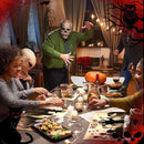 Umigy 6 Pcs Halloween Placemats 12"x18" Gothic Bat Placemats Kitchen Decoration Washable Witch Place Mats Rectangle Skull Table Mats for Halloween Dining Table Accessories (Bloody Hands Style) by CozyNest Decor