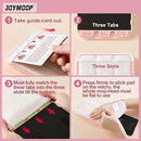 JOYMOOP Mop Replacement Pads, Reusable Microfiber Mop Pads for 13-inch Flat Mop and Mop Bucket Set, Pack of 2 Refills - Grey and Pink by CozyNest Decor