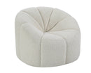 Osmash - Teddy Sherpa Chair With Swivel - White by HouseOfZazla