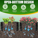 17" Tall Elevated Round Metal Rised Garden Bed- 3.3'x3.3' in Size and 0.8MM Thick Durable Planter Box for Vegetables Flowers Succulent at Patio/Garden Outdoor (Black, 3.3FT Diameter) by GreenHaven Gardens