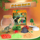 Dinosaur Activities Toys-Dinosaur Terrarium Craft Kits for Boys-Birthday Gifts for Kids Age 4 5 6 7 8 Years Old by CozyNest Decor