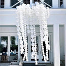White Link Balloons, 100PCS Linking Balloons with Tail for Making Balloon Wall Arch and Chains, Pearl Quick Balloon for Wedding Birthday Baby Shower Engagement Graduation Party Decorations (6inch) by CozyNest Decor