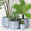 Mini Succulent Planter Set – 3.7 Inch Ceramic Pots with Drainage for Indoor Plants, Small Decorative Flower Pots for Cactus and House Plants, Set of 4 by CozyNest Decor