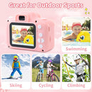 Kids Camera Underwater Waterproof Digital Camera for Kids 2 Inch IPS Screen 1080P HD Kids Video Action Camera for 3 4 5 6 7 8 9 10 Year Old Girls Boys Thanksgiving Christmas Birthday Gift by TinyTreasures Baby Boutique