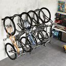 monTEK Enhanced Garage Bike Rack, Adjustable 6 Bike Hangers for Garage, Equipped with 78.5in Extended Rail to Accommodate Various Bicycle Sizes, Heavy-Duty Steel Bike Wall Mount, Max Capacity 330 lbs by GreenHaven Gardens