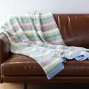 Soft Chenille Yarn Throw 50"x60", Handmade Knit Throw Blanket, for use in All Seasons, Soft Cozy Warm Knitted Blanket for Bed Sofa, Couch Chair, Living Room(2.54Ib) by CozyNest Decor