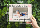 Baby Picture Frame, Ultrasound Picture Frames, When a Baby is Born So is a Grandparents, New Grandparents Gifts First Time 2025, Photo Frame 4x6(cream-coloured) by TinyTreasures Baby Boutique