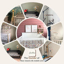 Crib Mobile Arm Wooden Floorstanding - 61 Inches Mobile Arm for Crib|Movable Baby Mobile Hanger|Strong Anti-Dumping Attachment|100% Natural EU Beech Wood|Thicker Wooden Pole|Boho Nursery Decor by TinyTreasures Baby Boutique