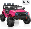 ANPABO 24V 2 Seater Ride On Car for Kids w/EVA Tires, 4X200W Motors, 4 Shock Absorbers, 2.4G Remote Control, Bluetooth Radio, LED Headlights & Searchlights, Electric Car for Kids Ages 3-8, Pink by TinyTreasures Baby Boutique