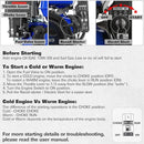 BILT HARD 420cc 15HP Gas Engine with Electric Start, Horizontal Shaft 4 Stroke OHV Gas Motor, Gas Powered Multi-Use Engine by GreenHaven Gardens