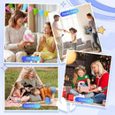 Mini Karaoke Machine for Kids Adults: Portable Bluetooth Karaoke Speaker with 2 Wireless Microphones, Karaoke Gifts for Girls Boys Ages 4-12+ Years Old Christmas Birthday Home Party(Navy Blue) by TinyTreasures Baby Boutique