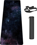 Non Slip Yoga Mat TPE Workout Mat for Men Women, Thick Workout Mat with Carrying Strap, Fitness Mats for Exercise, Yoga, Fitness, Pilates, Floor Workouts (72" x 24" x 6mm) by TinyTreasures Baby Boutique