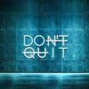 Don't Quit LED Neon Sign for Wall Decor, DO IT Neon Lights Party Decorations, USB Powered Switch LED Neon Lights Adjustable for Office, Gym, Man Cave, Gamer Room Decor by CozyNest Decor