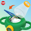 Science Kid Bug Catcher Kit, FunKidz Outdoor Activities Gift Butterfly Bug Habitat with Magnified Viewer Bug Catching Kit for Boys 3-12 Includes Net Catcher, Tweezers, Record Lists by TinyTreasures Baby Boutique