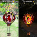 18inch Hot Air Balloon Solar Lantern with Flickering Flame Hanging Solar Outdoor Lantern Lights Waterproof Lanterns for Garden Patio Yard Party Decoration Cardinal by GreenHaven Gardens